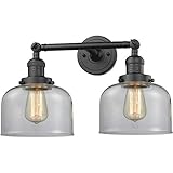 Innovations Lighting Badezimmerbeleuchtung, 2 Leuchten, dimmbar, LED, groß, 48,3 cm