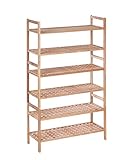 ts-ideen 3er Set Schuhregal Bad Flur Dielen Küchen 3-Fach Regal Steckregal 120 cm x 69 cm Walnuss Holz
