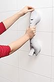 TronicXL Vakuum Stange 40cm Badewannen Dusche WC Griff Aufstehhilfe Badewannengriff Haltestange OHNE BOHREN & Schrauben