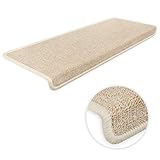 Kettelservice-Metzker Stufenmatten Monza Rechteckig - versch. Set Varianten & Farben ! (14 STK. Beige)