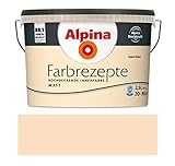Alpina Farbrezepte Innenfarbe Wandfarbe matt, 2,5 L Sweet Home, Apricot