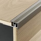 PARADOR Werkzeug Treppenkantenprofil Aluminium Edelstahl für Parkett Bodenbeläge 8-18 mm