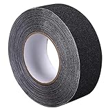 10M x 5CM Anti Rutsch Sicherheitsband, ONTWIE Schwarzes Rutschfestes Band Hohe Traktion, Bester Griff, Reibung, Schleifkleber für Treppen, Sicherheit, Trittstufe, Innen, Außen