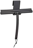 blomus -VIPO- Duschwischer aus Silikon, Magnet, Duschabzieher in exklusiver Optik, streifenfreie Reinigung, hochwertiges Badaccessoire mit Halterung (H / B / T: 20 x 25 x 2,5 cm, Farbe: Magnet, 68982)
