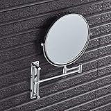 Tuzi Qiuge Spiegel, Wand- Hotel Vanity Spiegel Folding Doppelseitiger Badezimmer-Spiegel-Schönheits-Spiegel