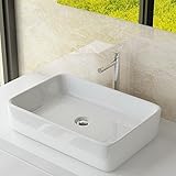 Waschbecken24 DESIGN KERAMIK WASCHTISCH AUFSATZWASCHBECKEN HANDWASCHBECKEN BAD GÄSTE WC TOP A97