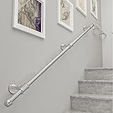 HYEYXKK Greifergeländer im Freien | 1m 120 cm 1,5 m 180 cm 2m 2,5m 3m Treppenhausgeländer | Treppen-Handlauf-Banister-Rail-Support-Kit für Innen- und Außenbereich (Size : 250cm)