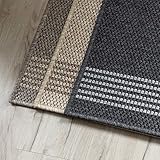Teppich-Läufer Natura in Sisal-Optik | Hochwertige Verarbeitung | Tiger-Eye Struktur | Erhältlich in 3 Farben & vielen Größen | Langlebig & strapazierfähig (80 x 200 cm, Beige)