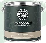 Lignocolor Wandfarbe Innenfarbe Deckenfarbe edelmatt 2,5 L (Pastel Blue)