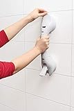TronicXL Vakuum Stange 40cm Badewannen Dusche WC Griff Aufstehhilfe Badewannengriff Haltestange OHNE BOHREN & Schrauben